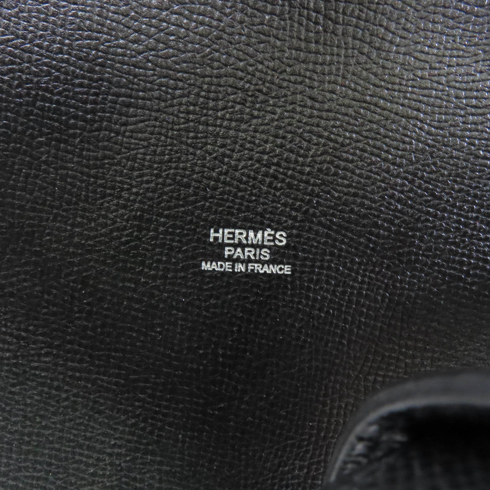 HERMES 絲質/Epsom皮革Musardine銀扣肩背袋紅色/黑色