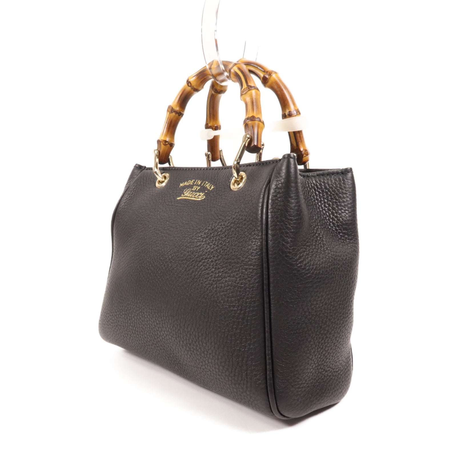 GUCCI 【激減優惠】牛皮皮革2 Way Shoulder金扣手挽肩背兩用袋