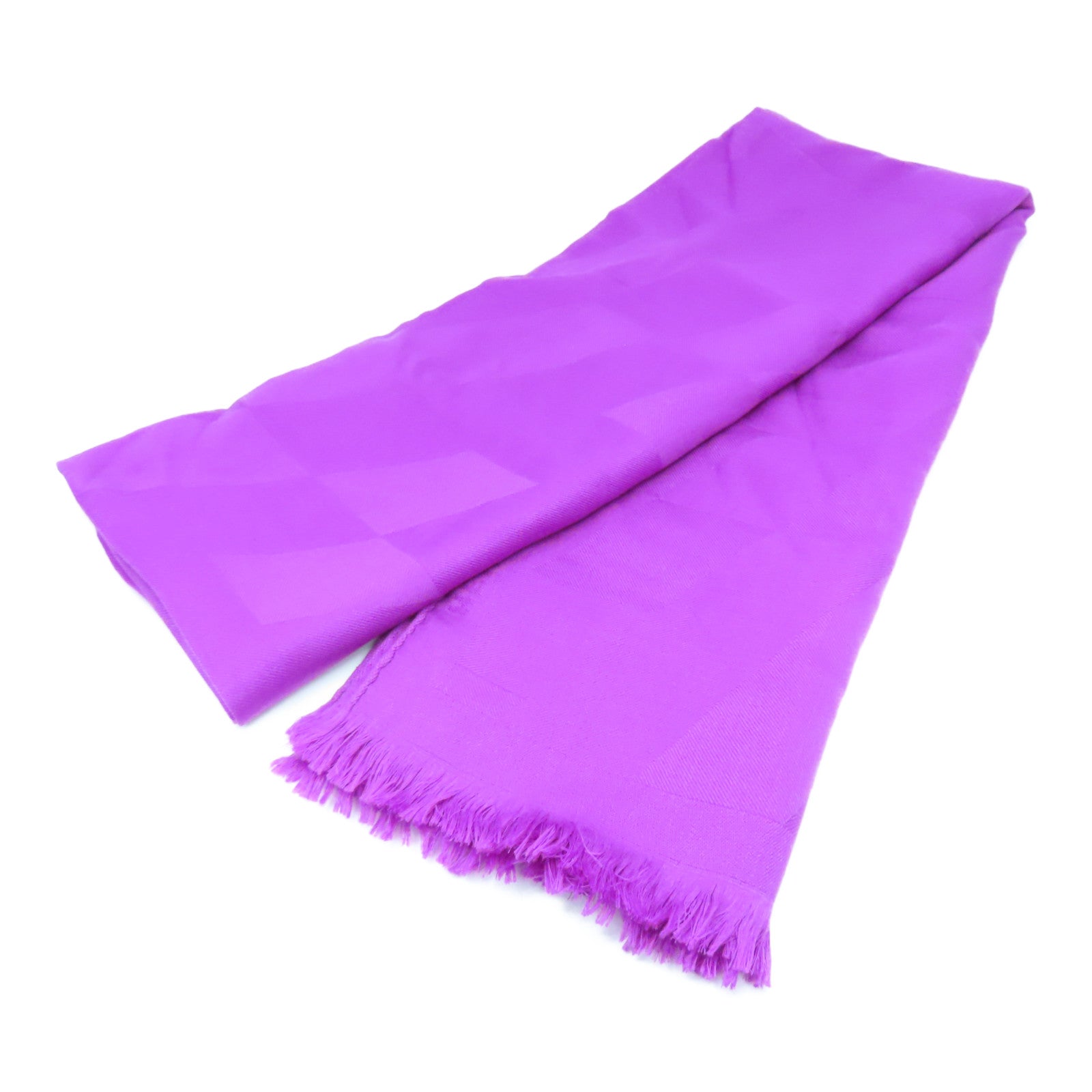 HERMES 【激減優惠】絲質/羊絨Scarf圍巾紫色