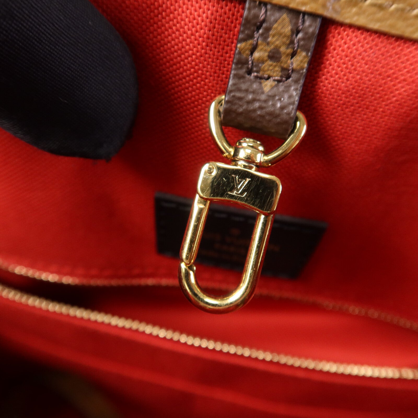 LOUIS VUITTON 【激減優惠】Monogram Giant OnTheGo GM金扣手挽肩背兩用袋