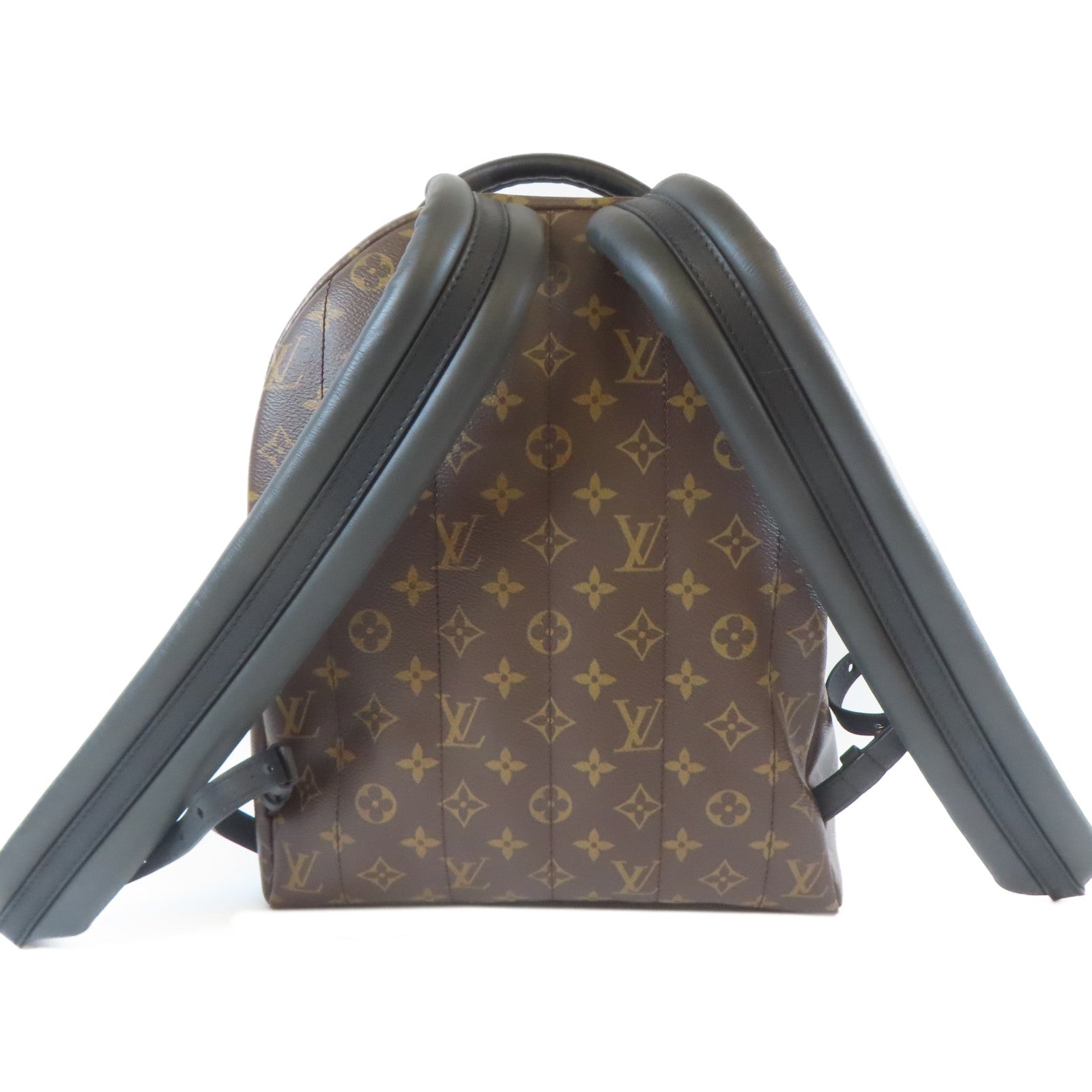 LOUIS VUITTON Monogram Palm Springs MM金扣背包啡色