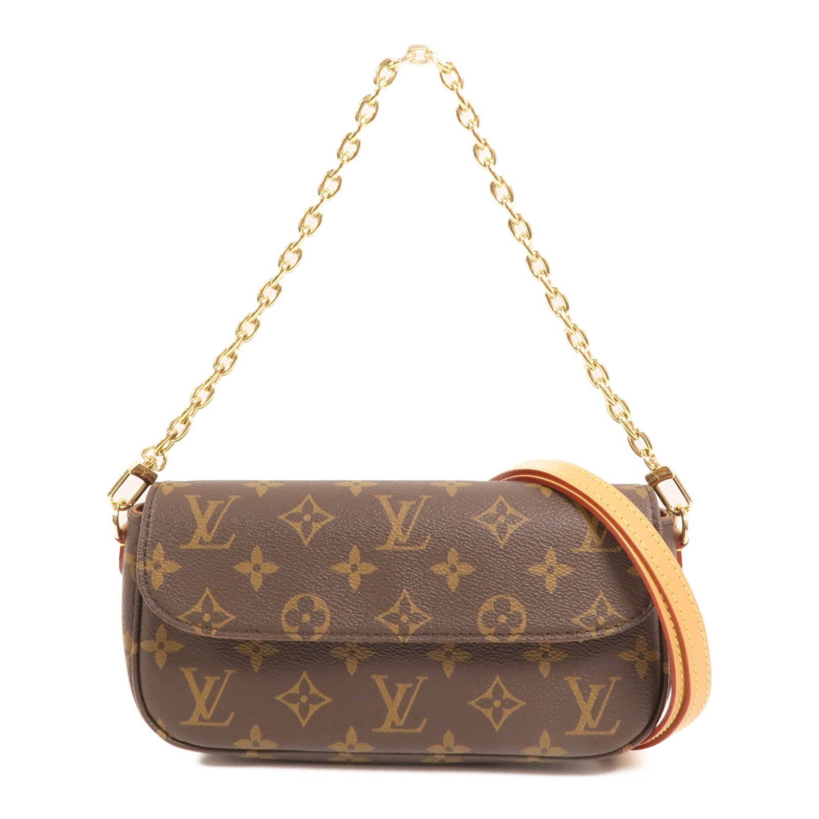 LOUIS VUITTON Monogram Ivy金扣手挽肩背兩用袋