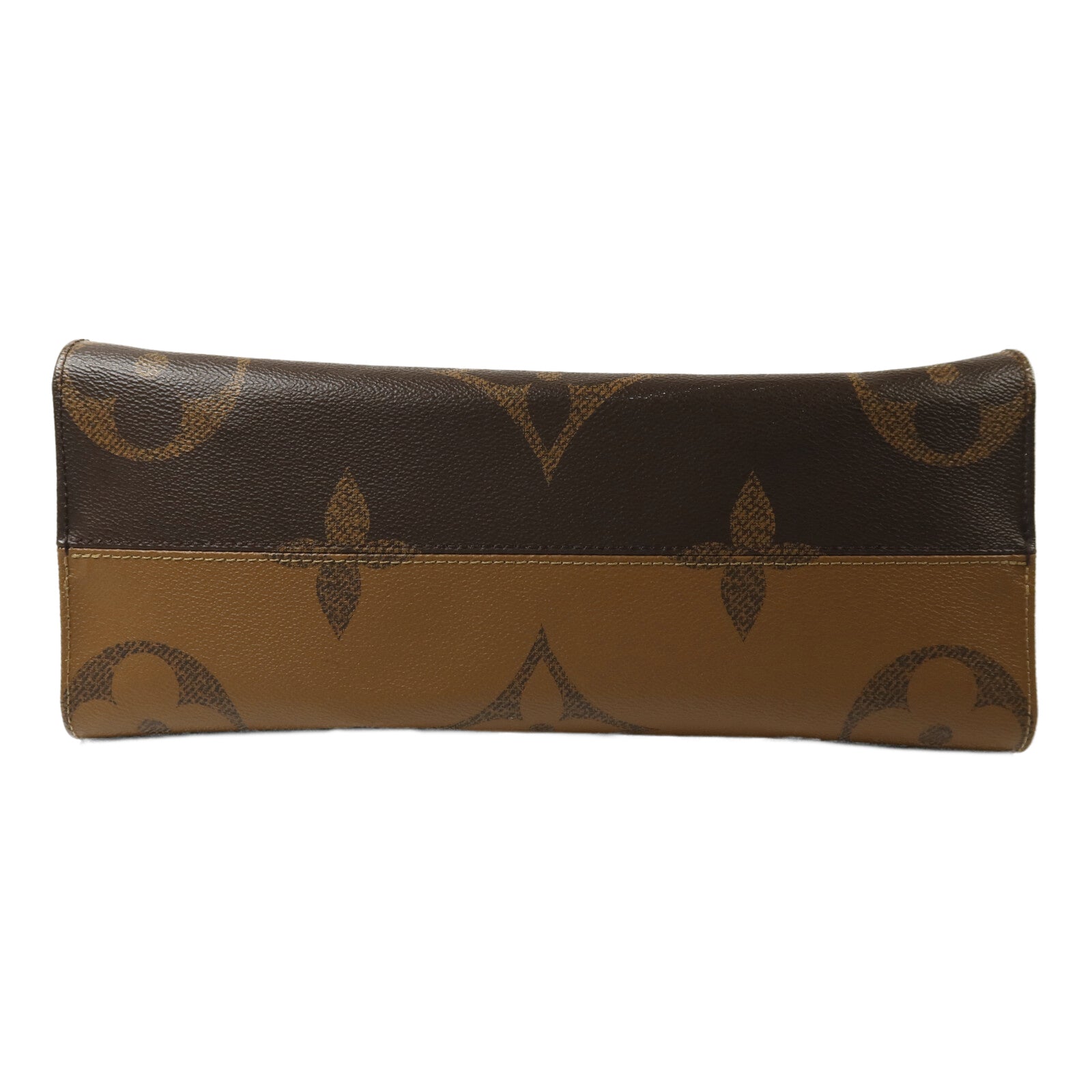 LOUIS VUITTON Monogram Giant/Monogram Reverse On The Go MM金扣手挽肩背兩用袋