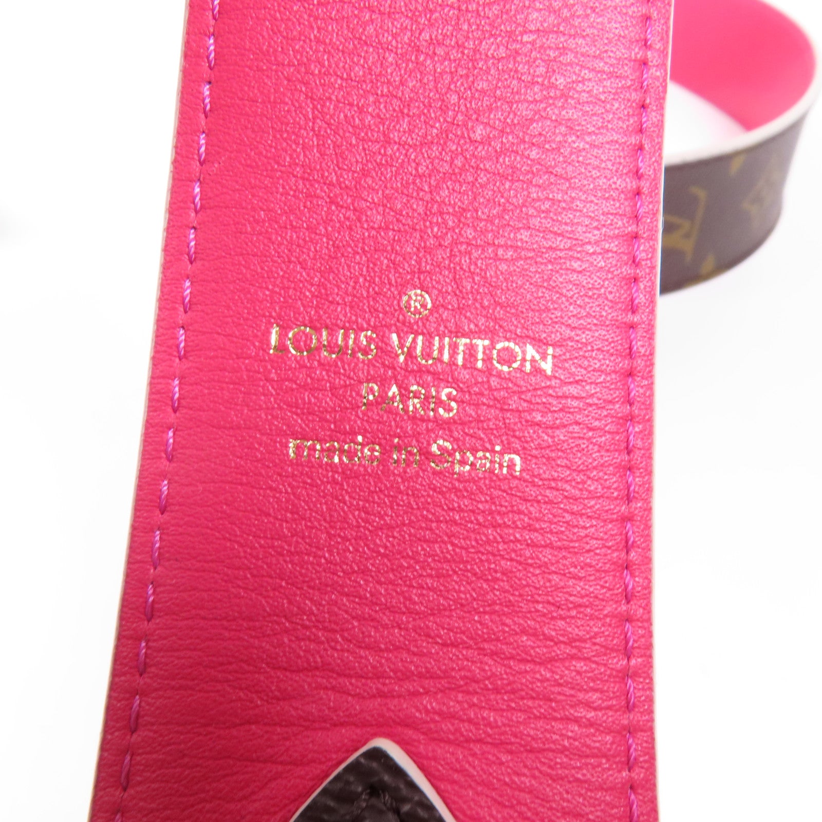 LOUIS VUITTON Monogram Shoulder Strap金扣