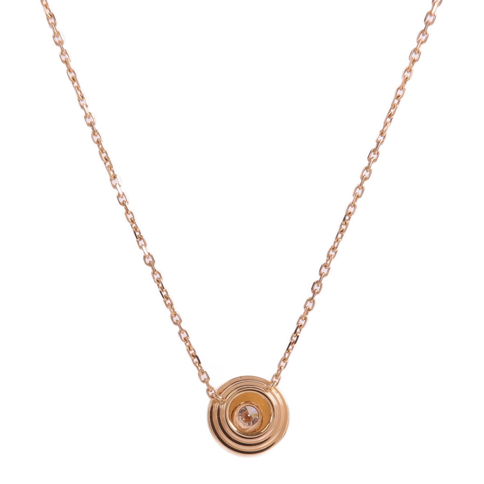 CARTIER 18K玫瑰金d'Amour Diamond Necklace鑽石項鍊