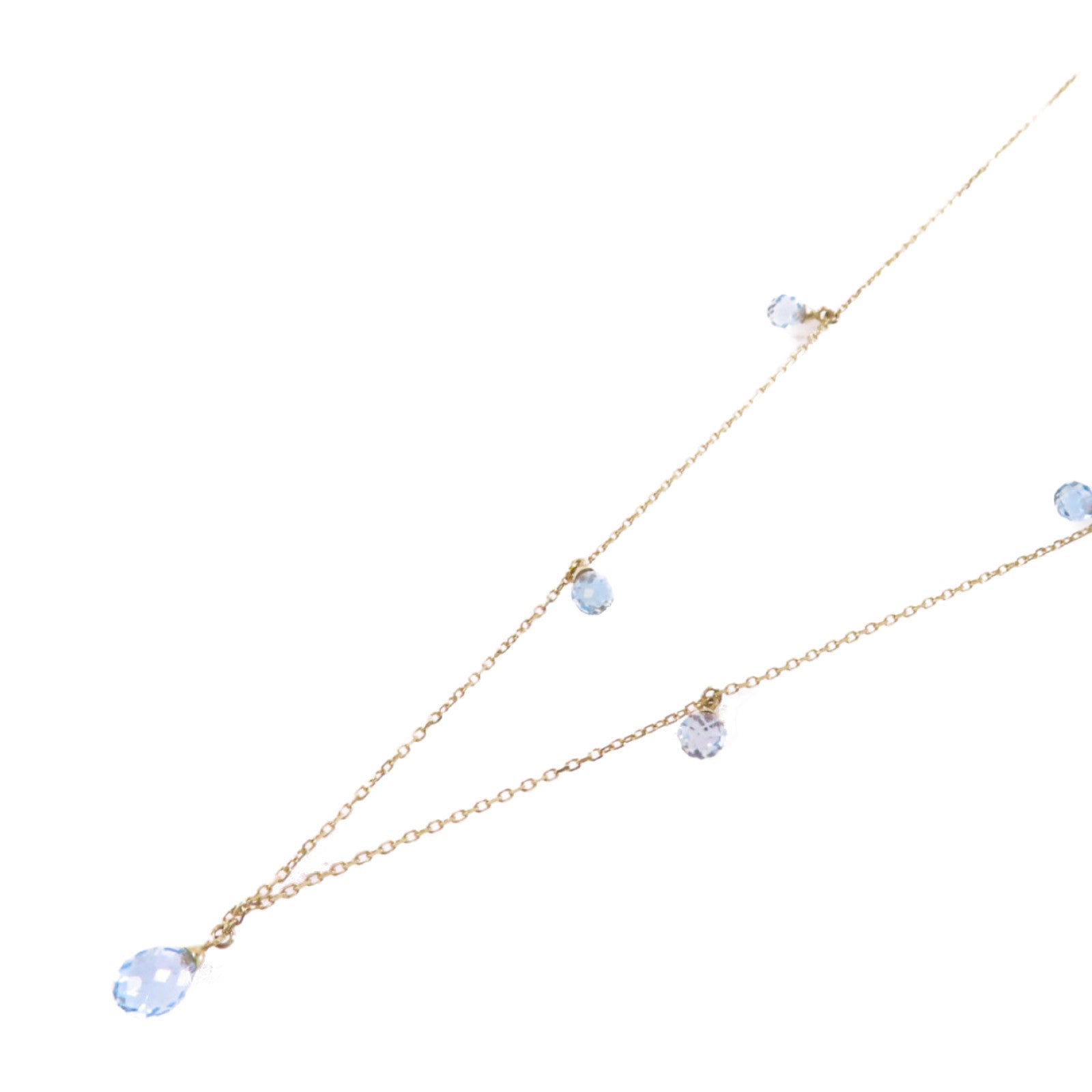 JEWELRY 18K黃金拓帕石Topaz Necklace金扣項鏈