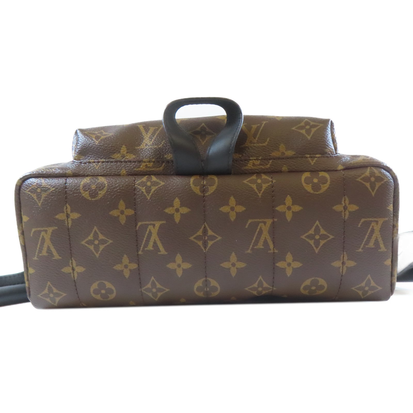 LOUIS VUITTON Monogram Palm Springs MM金扣背包啡色