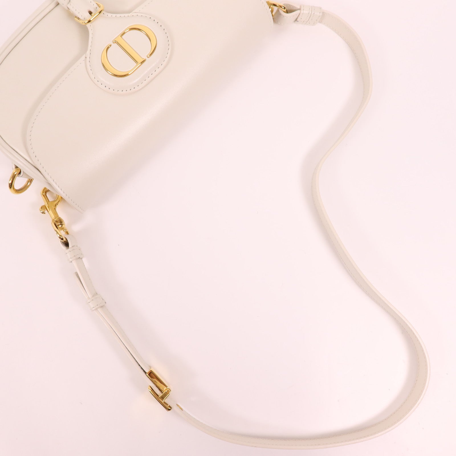 Dior 牛皮皮革Bobby East West金扣肩背袋