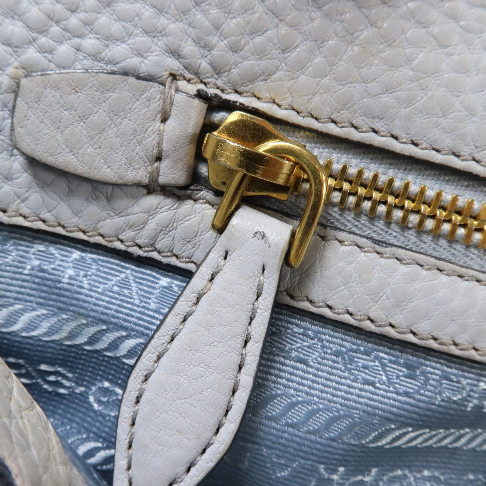 PRADA 牛皮皮革Shoulder Tote手挽袋