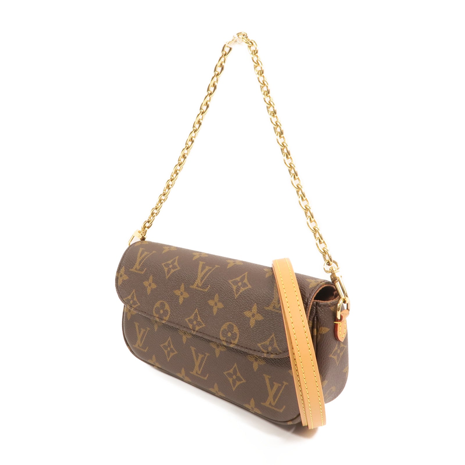 LOUIS VUITTON Monogram Ivy金扣手挽肩背兩用袋