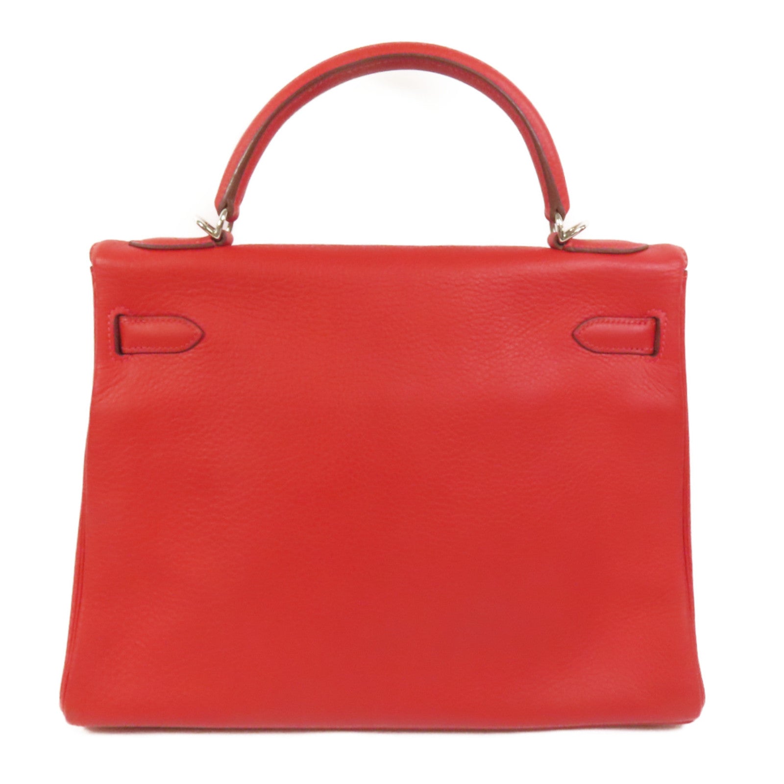 HERMES Togo皮革Kelly 32手挽肩背兩用袋Rouge de Coeur
