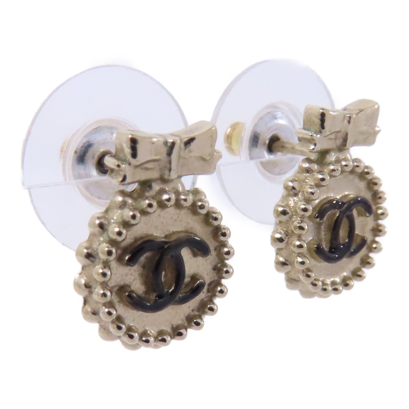 CHANEL 金屬Earrings耳環金色