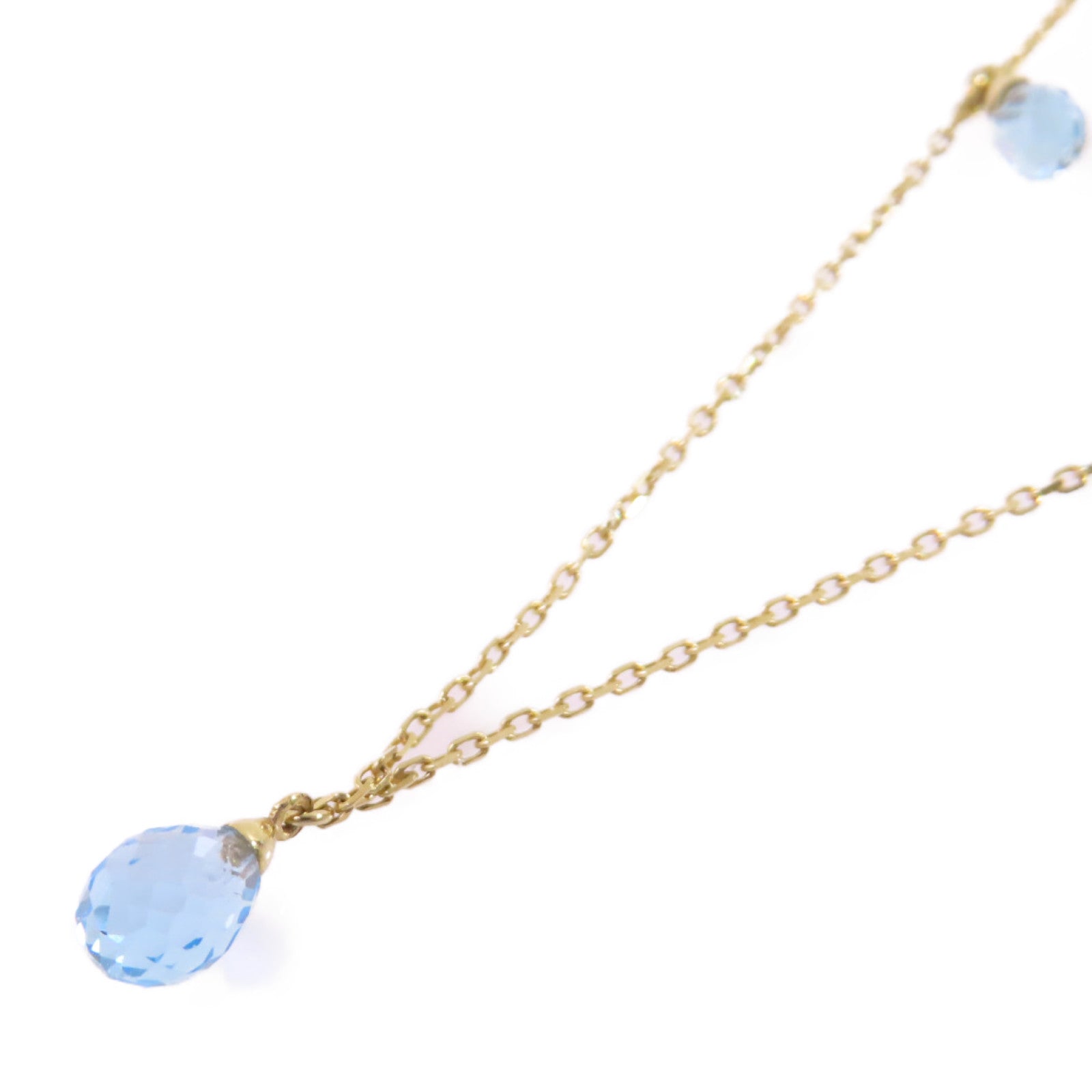 JEWELRY 18K黃金拓帕石Topaz Necklace金扣項鏈