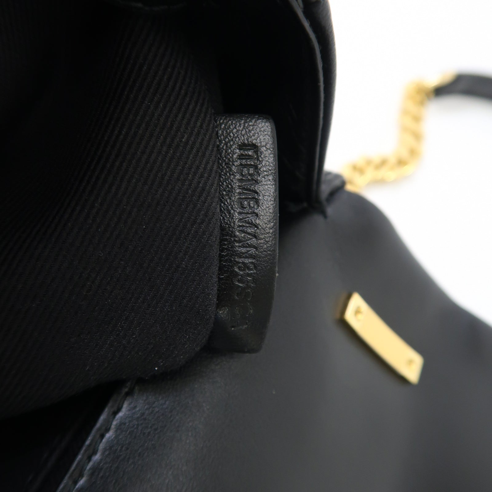 BURBERRY 羊皮皮革Small Lola Bag金扣鏈帶肩背袋黑色