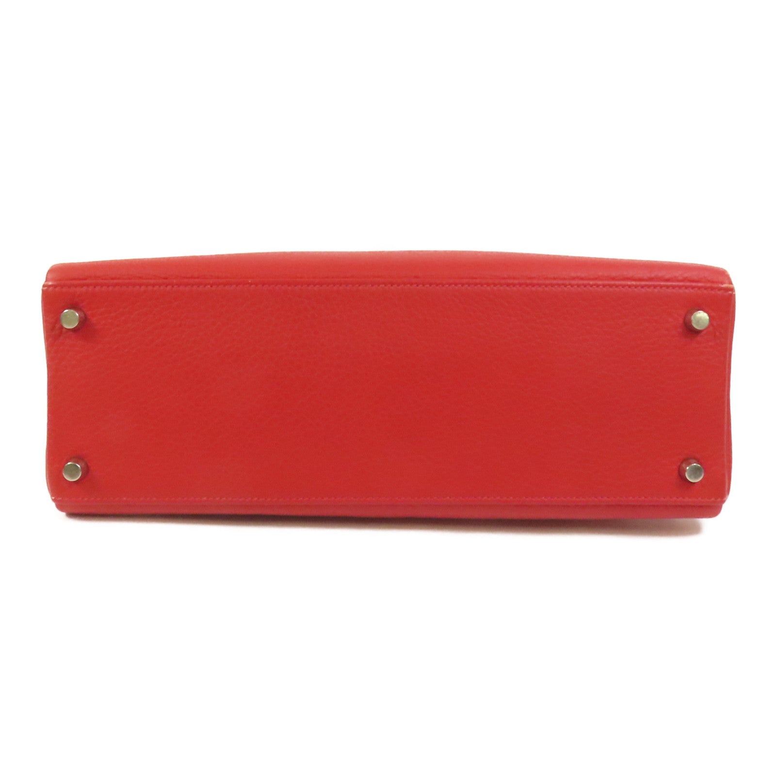 HERMES Togo皮革Kelly 32手挽肩背兩用袋Rouge de Coeur