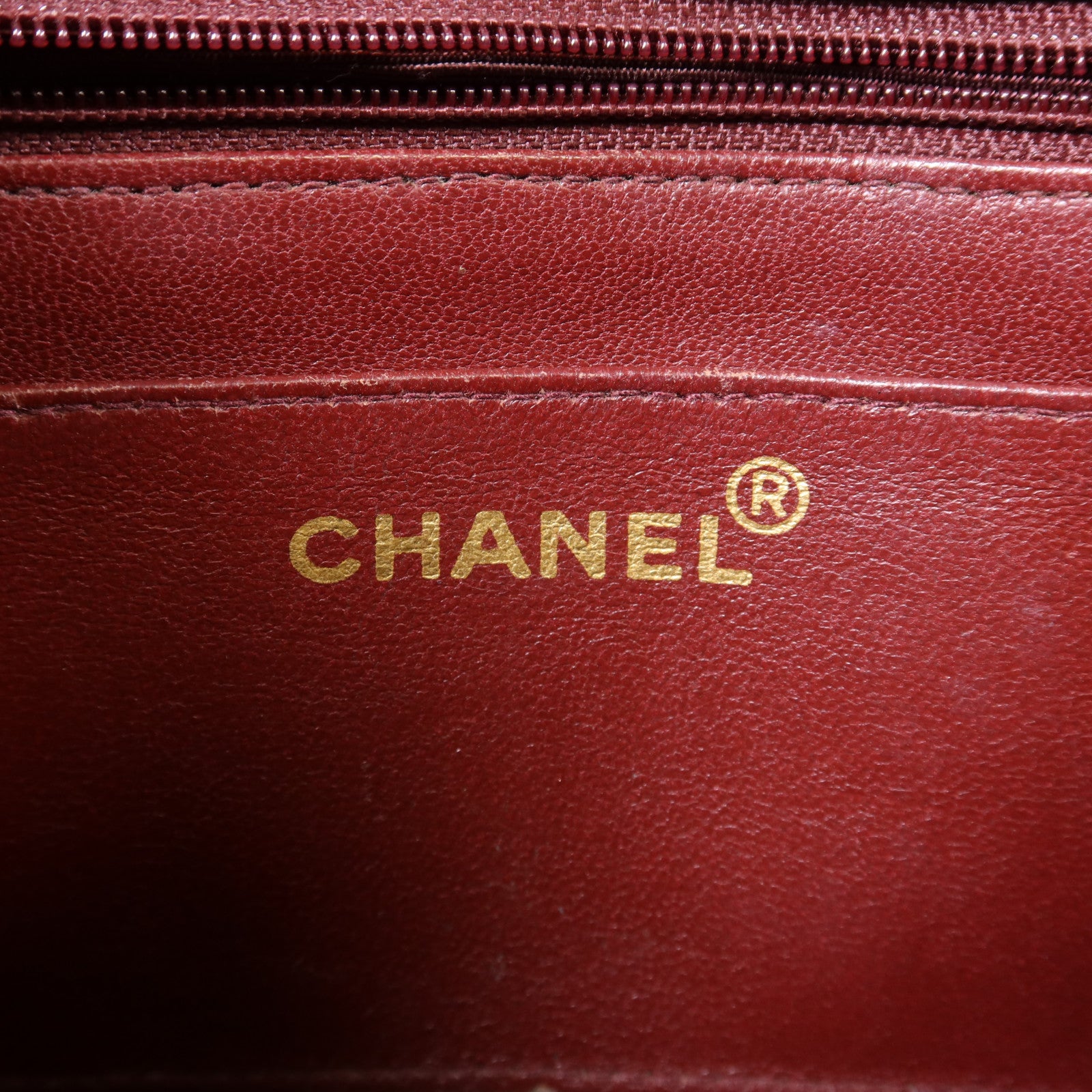 CHANEL 羊皮皮革Diana金扣鏈帶肩背袋