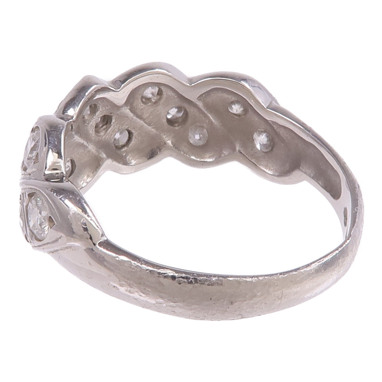 JEWELRY PT850鉑金Diamond Ring鑽石戒指US#7.5