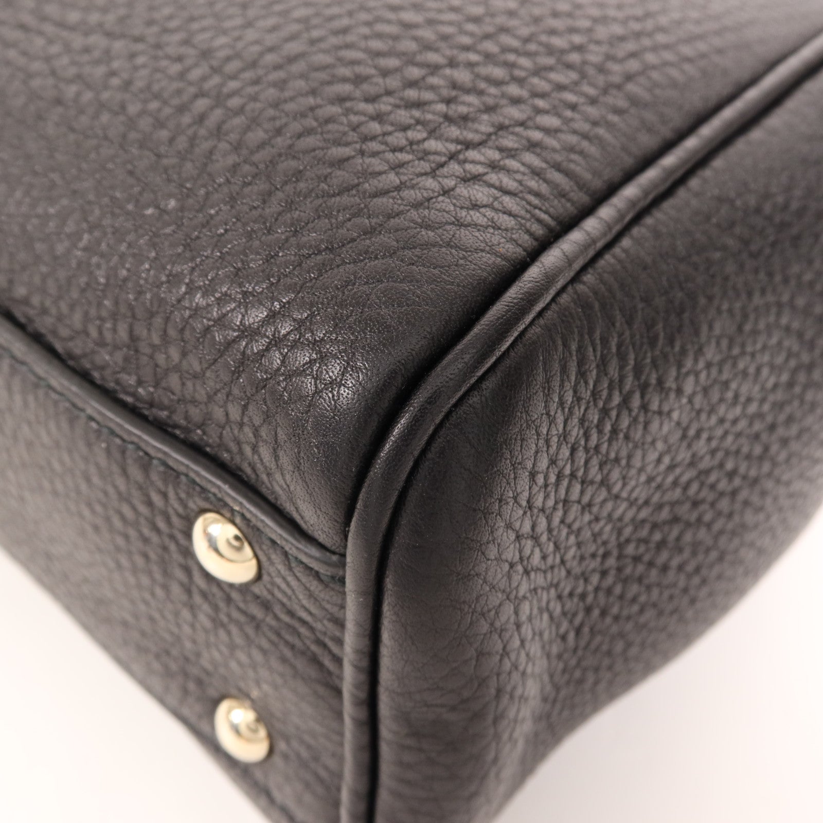 GUCCI 牛皮皮革2 Way Shoulder金扣手挽肩背兩用袋