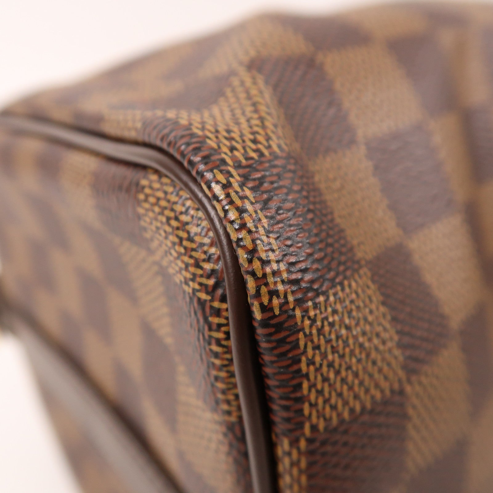 LOUIS VUITTON Damier Ebene Speedy Bandouliere 25金扣手挽肩背兩用袋