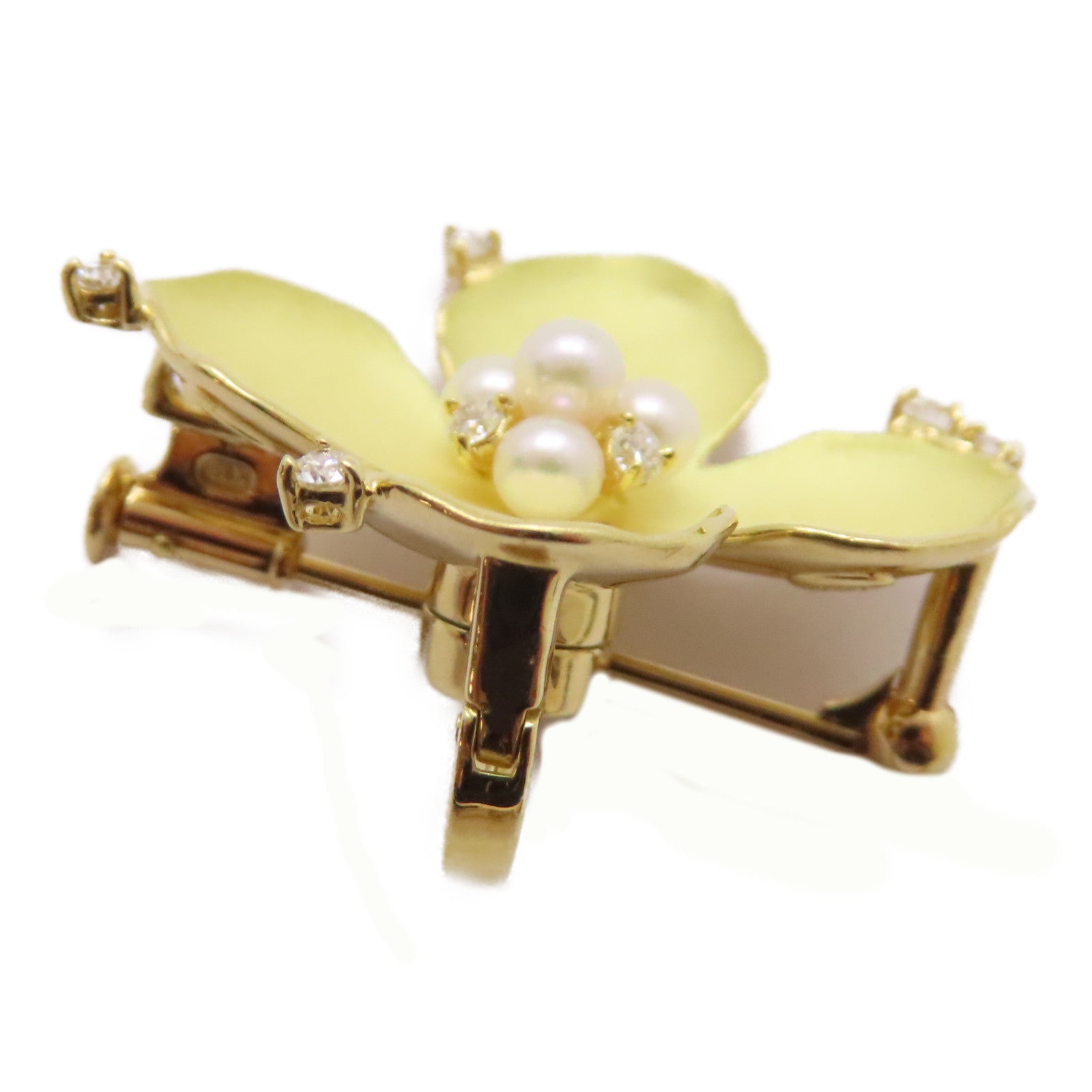 JEWELRY 【激減優惠】18K黃金Diamond Brooch 0.21ct鑽石胸針