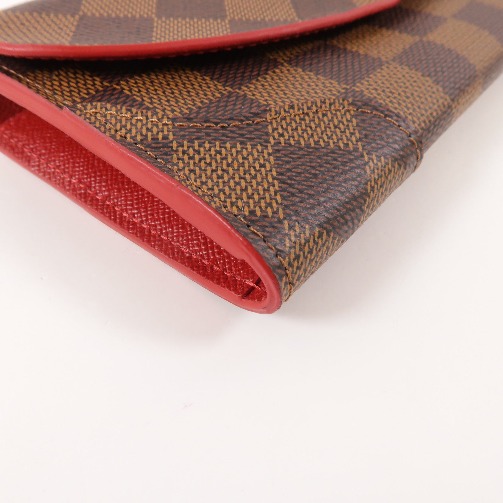 LOUIS VUITTON Damier Caissa Long Wallet金扣長錢包