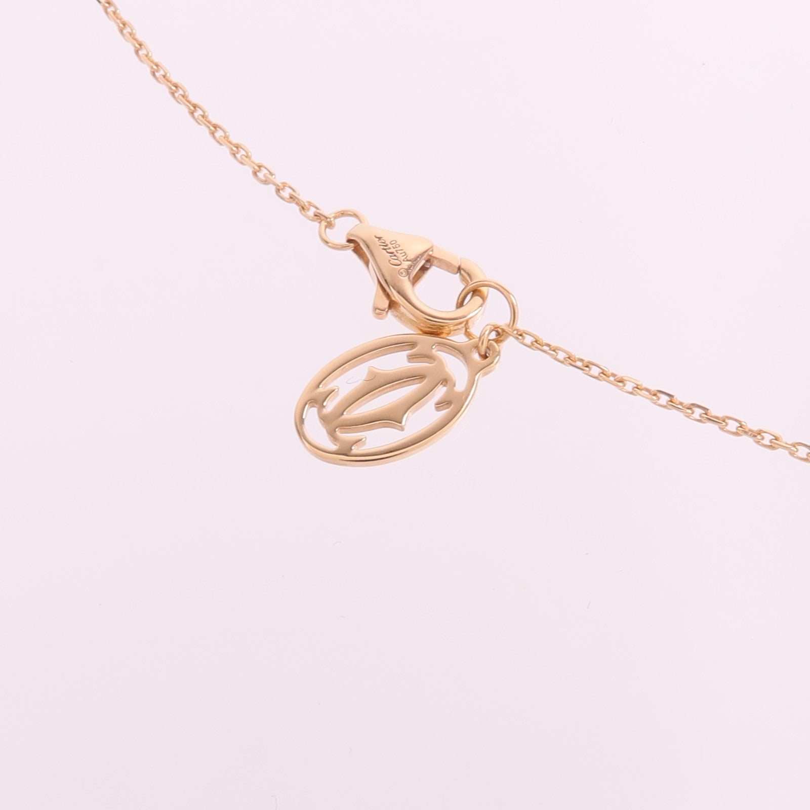 CARTIER 18K玫瑰金d'Amour Diamond Necklace鑽石項鍊