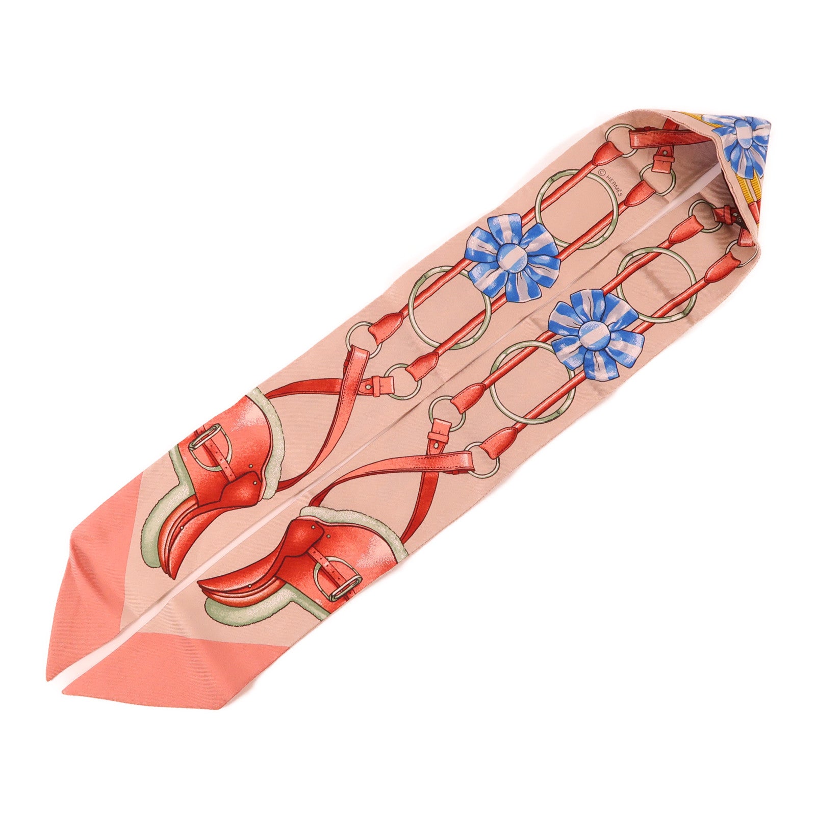 HERMES 絲質Twilly絲巾