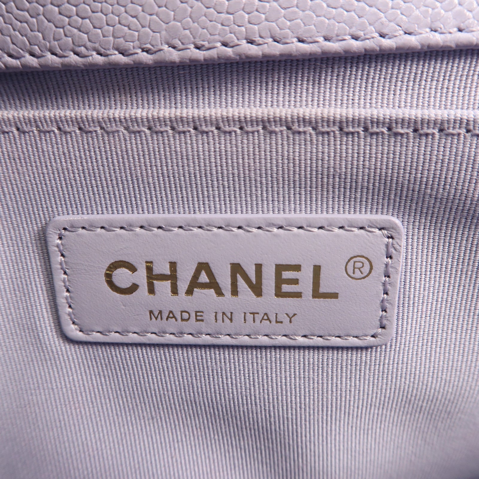 CHANEL 牛皮皮革Boy 25金扣鏈帶肩背袋