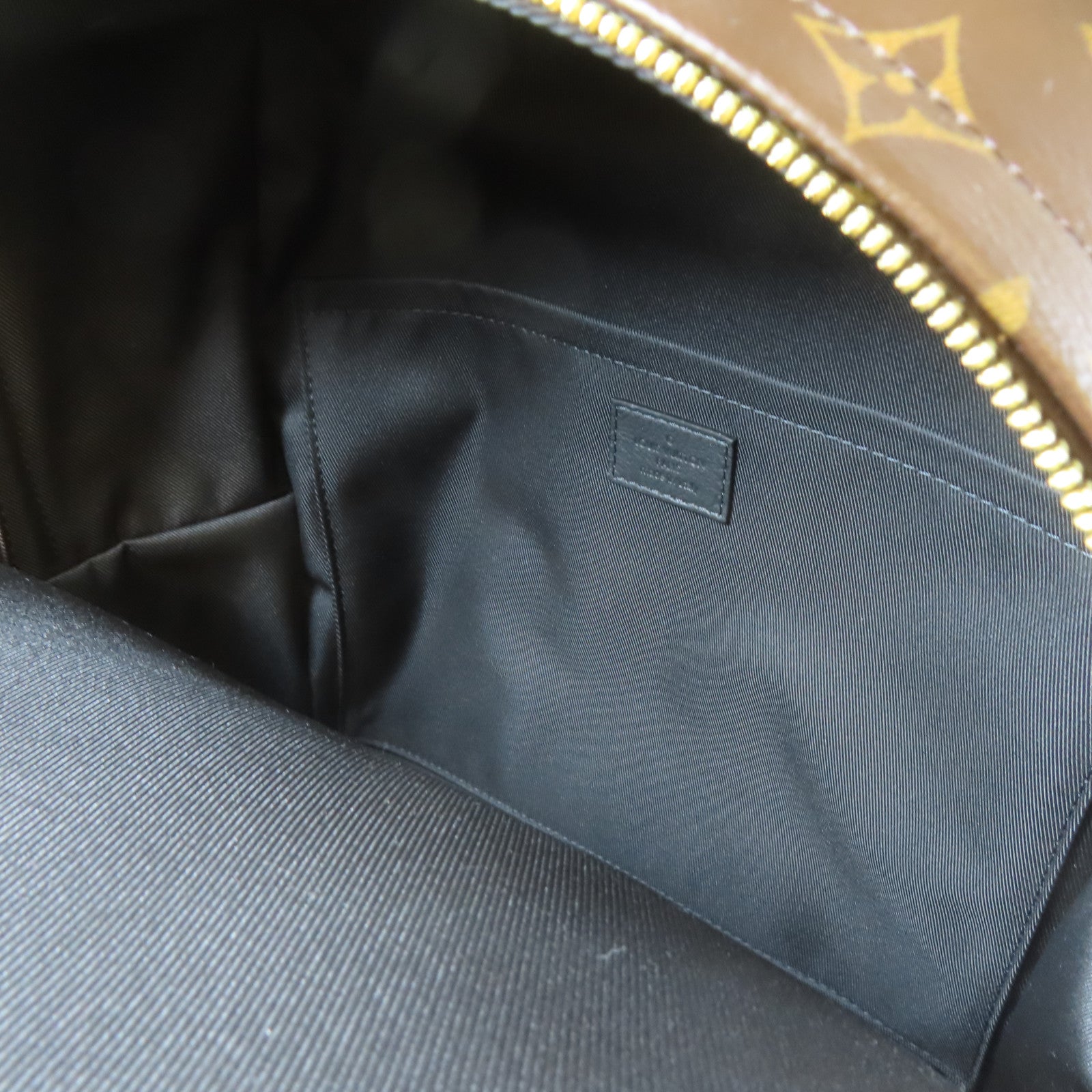 LOUIS VUITTON Monogram Palm Springs MM金扣背包啡色