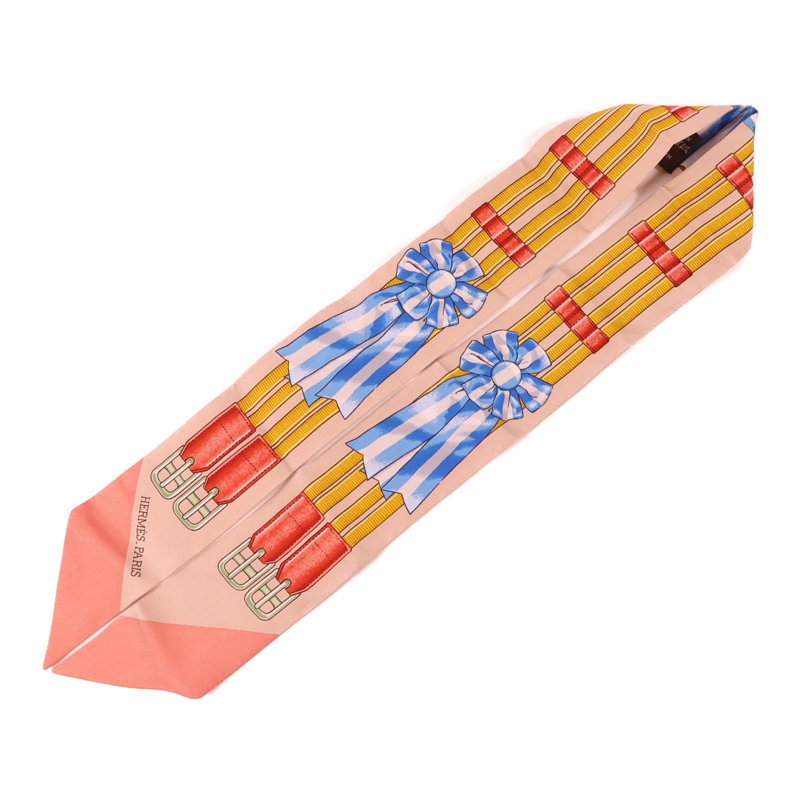 HERMES 絲質Twilly絲巾