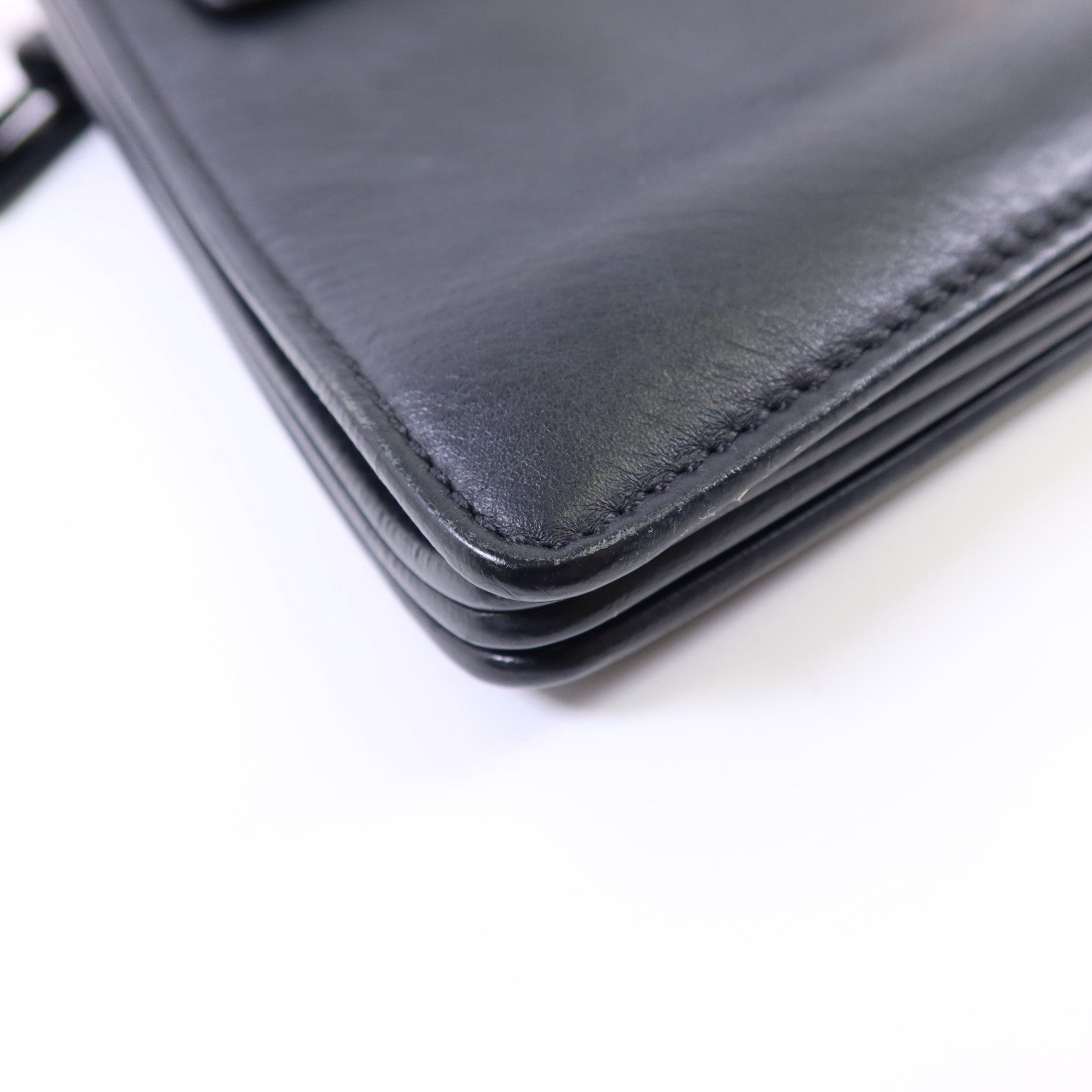 Chloe 牛皮皮革/麂皮皮革Faye金扣肩背袋