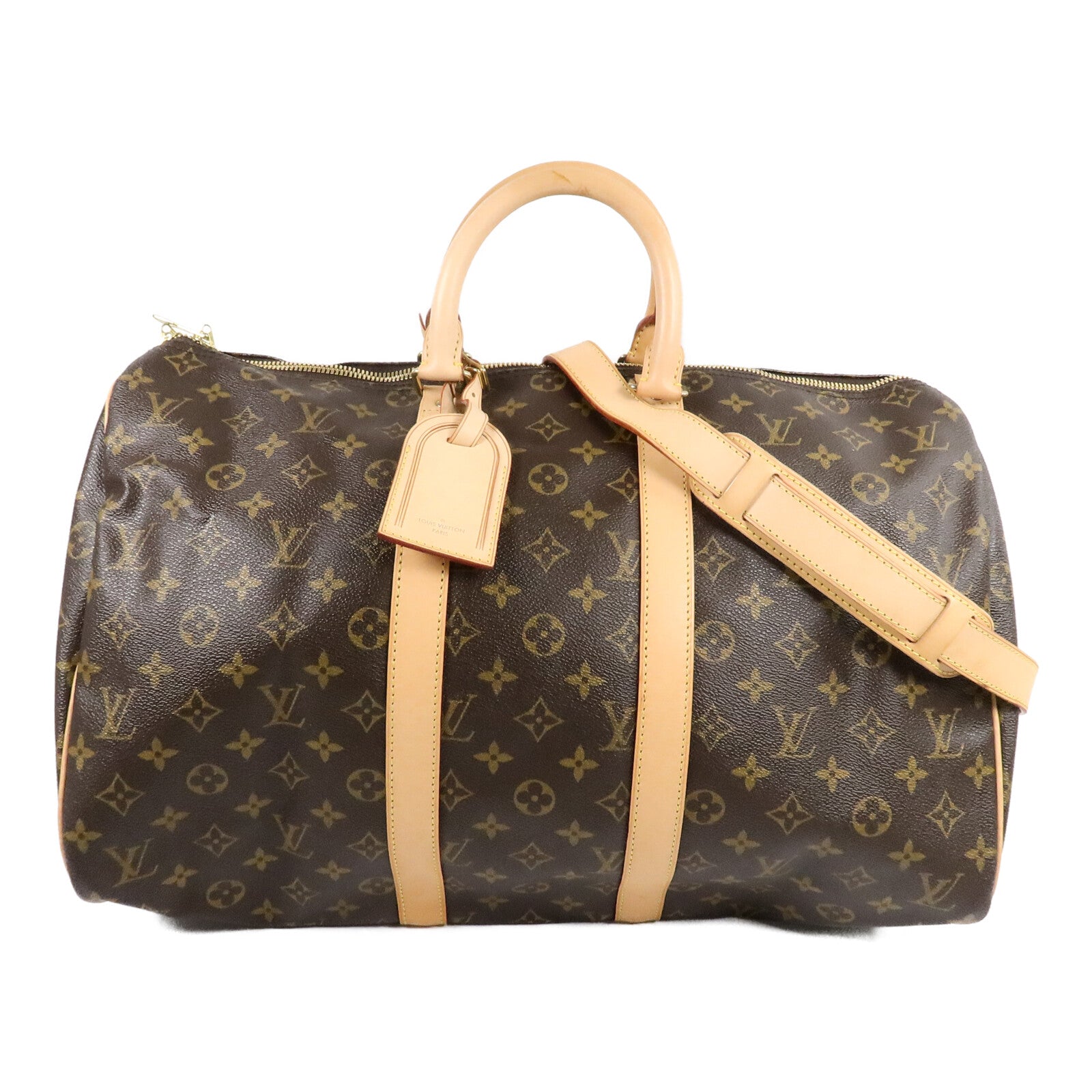 LOUIS VUITTON Monogram Keepall Bandouliere 45手挽肩背兩用袋
