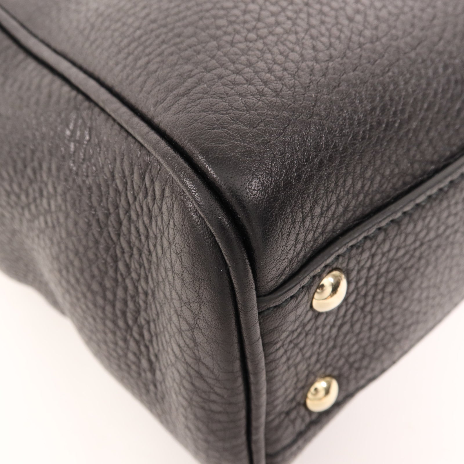 GUCCI 【激減優惠】牛皮皮革2 Way Shoulder金扣手挽肩背兩用袋