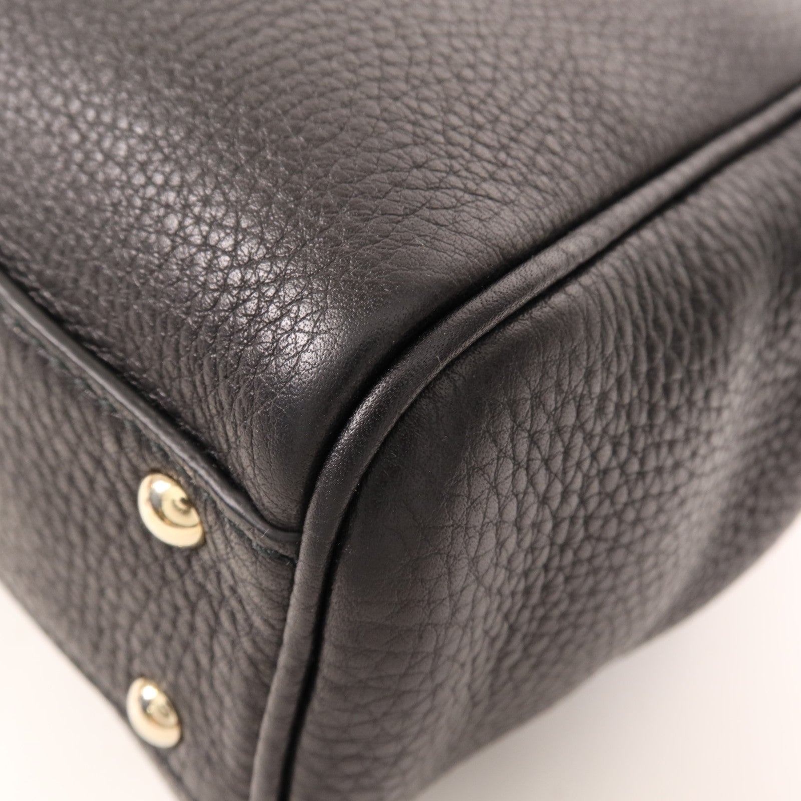 GUCCI 牛皮皮革2 Way Shoulder金扣手挽肩背兩用袋