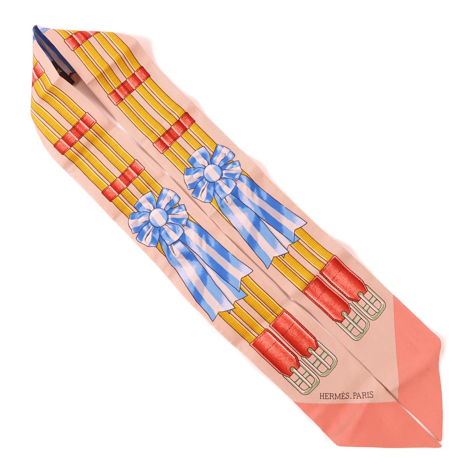 HERMES 絲質Twilly絲巾