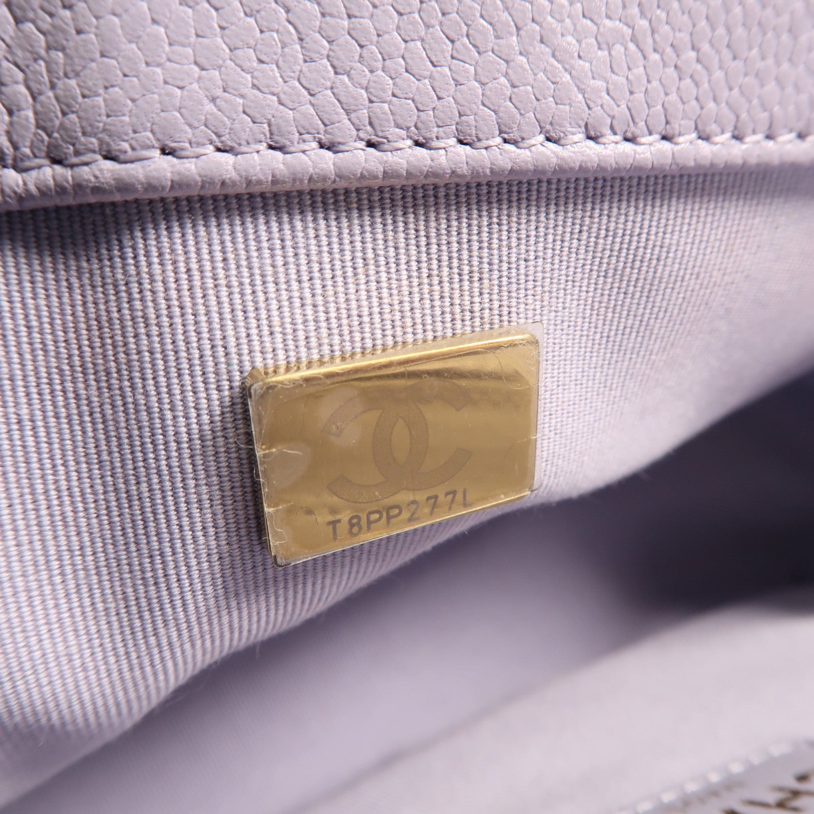 CHANEL 牛皮皮革Boy 25金扣鏈帶肩背袋