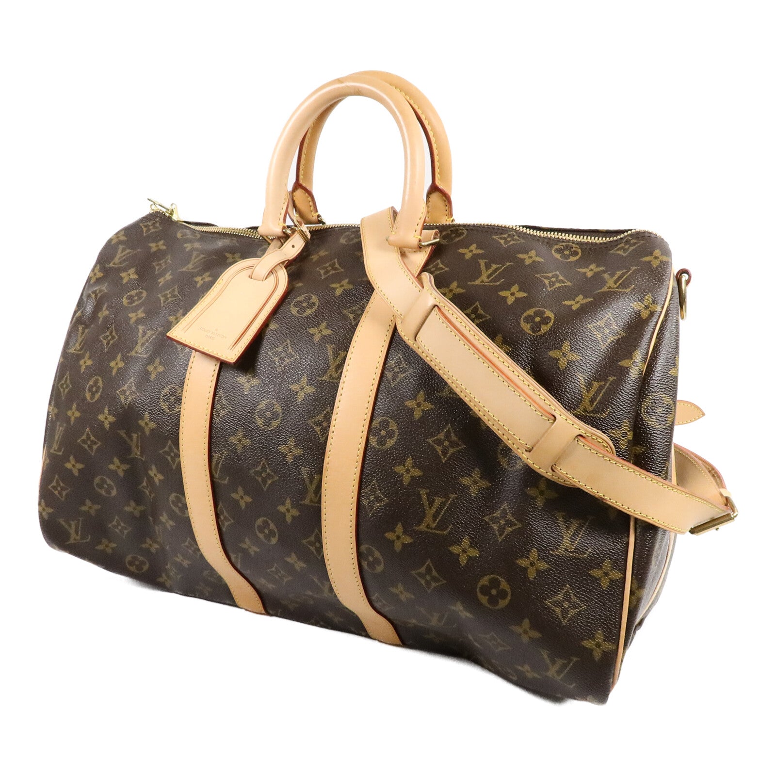 LOUIS VUITTON Monogram Keepall Bandouliere 45手挽肩背兩用袋