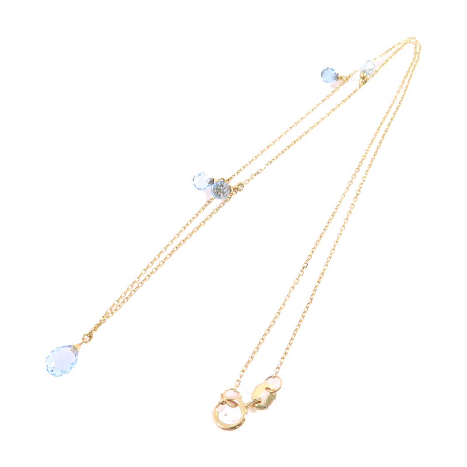 JEWELRY 18K黃金拓帕石Topaz Necklace金扣項鏈