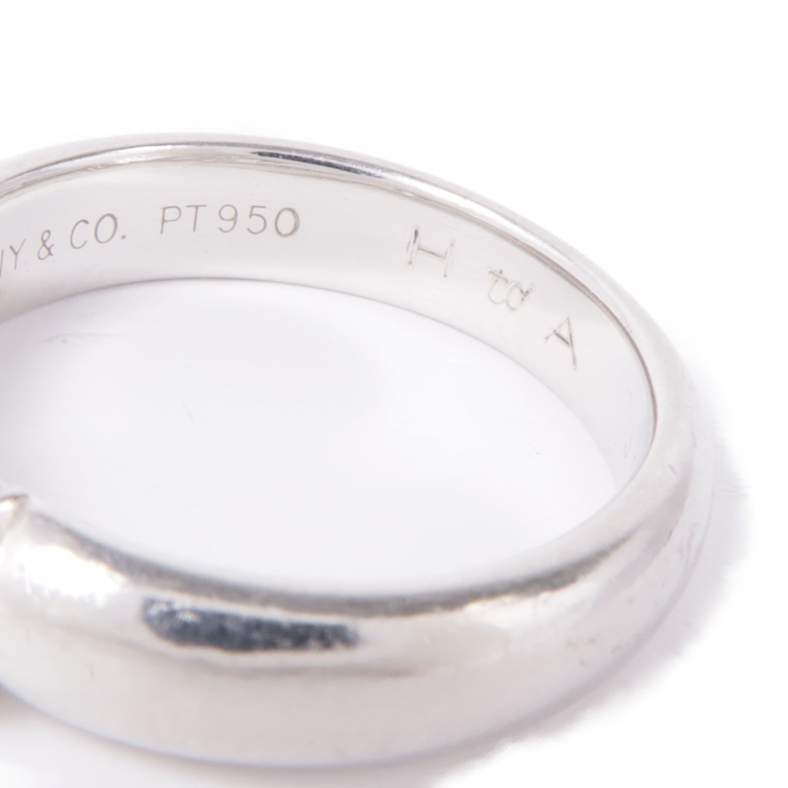 TIFFANY＆CO 【激減優惠】PT950鉑金Dots Diamond Ring鑽石戒指US#5