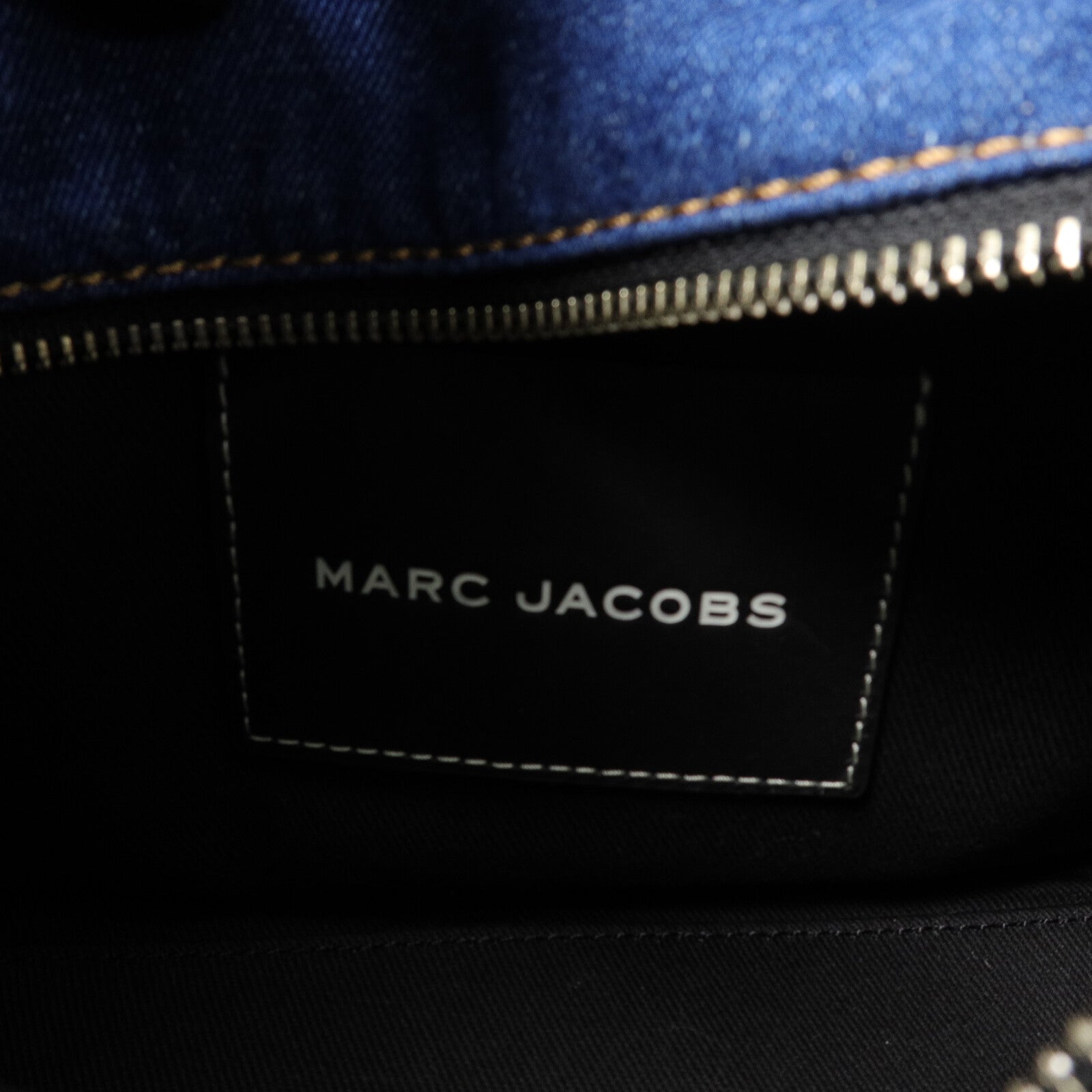 MARC JACOBS 牛仔布Chain Shoulder鏈帶肩背袋