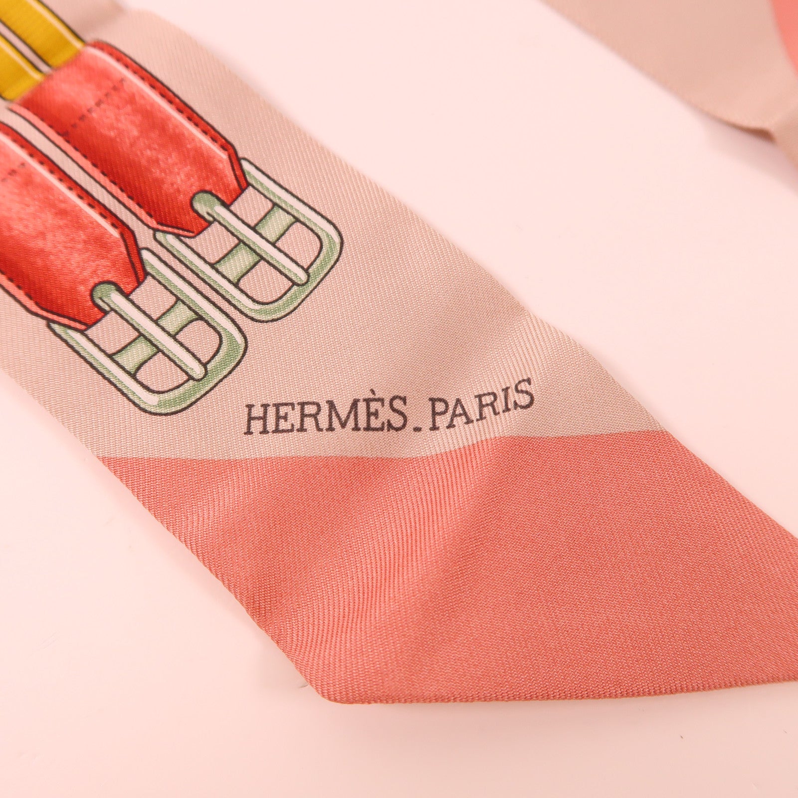 HERMES 絲質Twilly絲巾