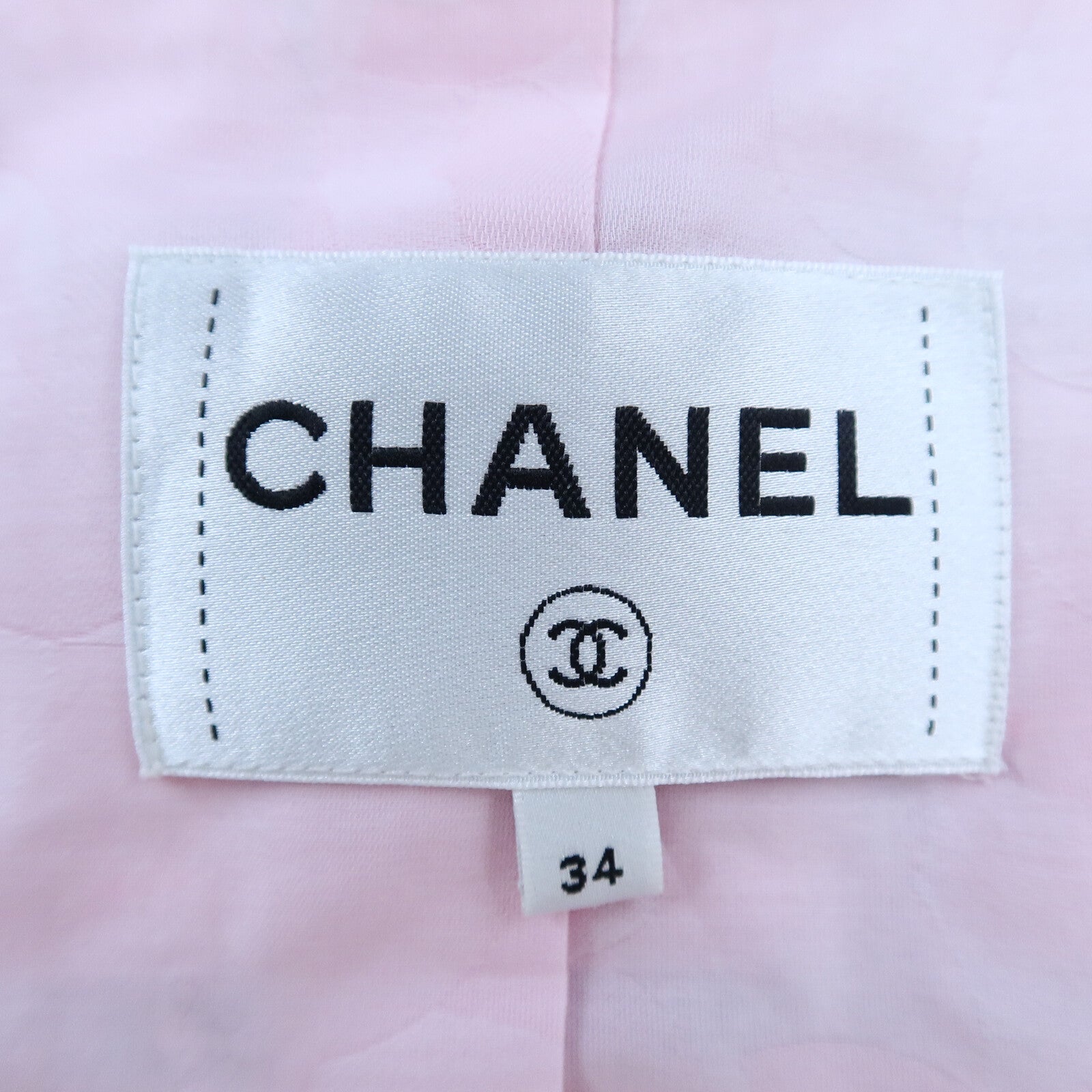 CHANEL Cotton/Wool Coco Mark Button Long-Sleeve Jacket外套