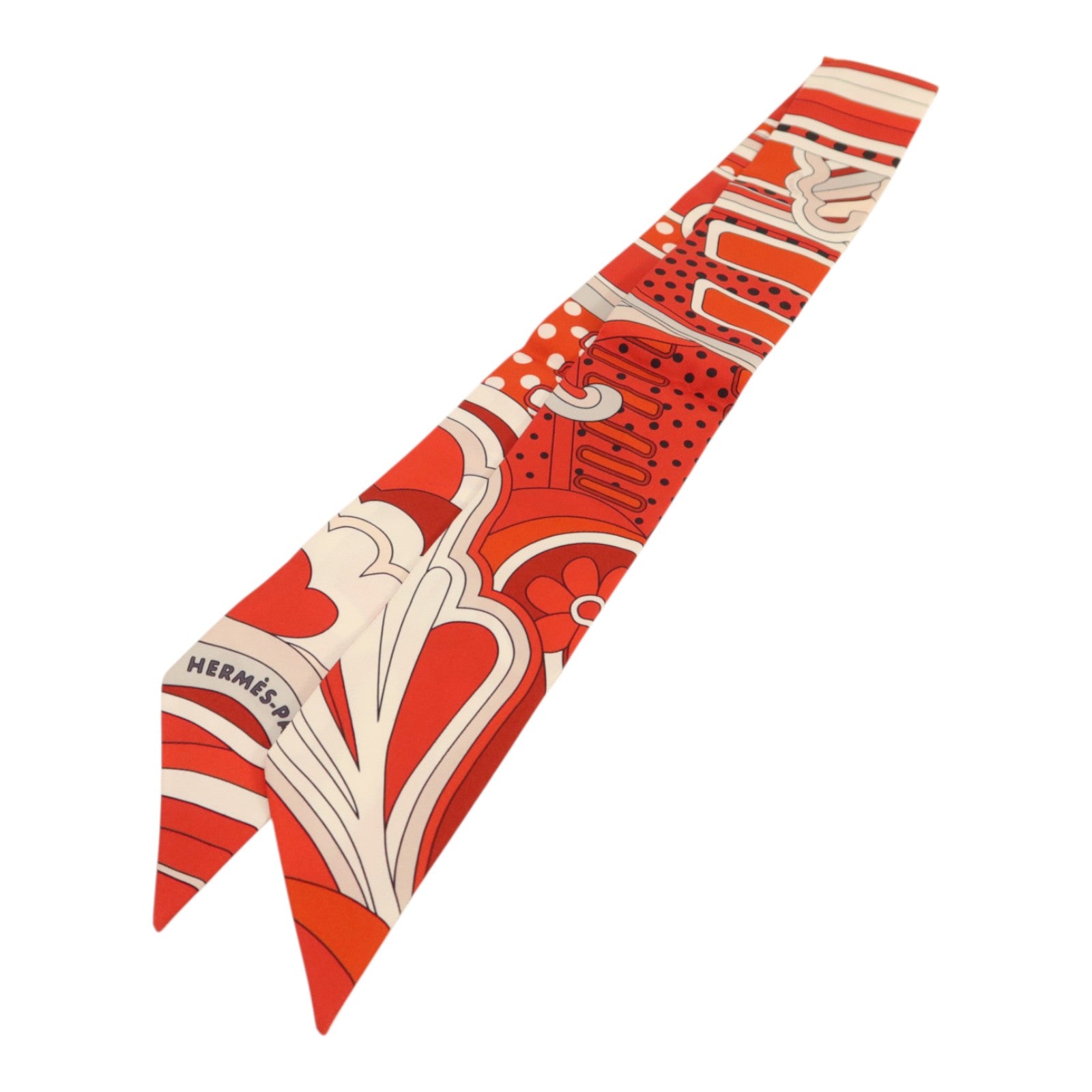 HERMES 絲質Twilly絲巾
