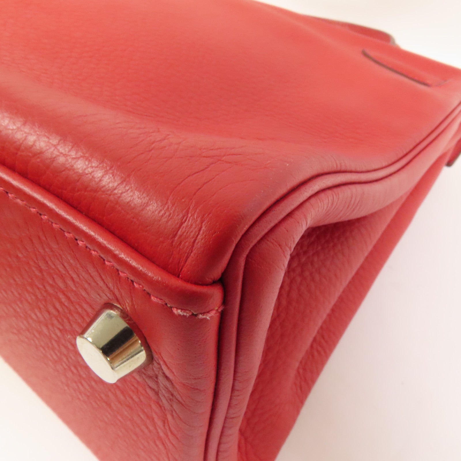 HERMES Togo皮革Kelly 32手挽肩背兩用袋Rouge de Coeur