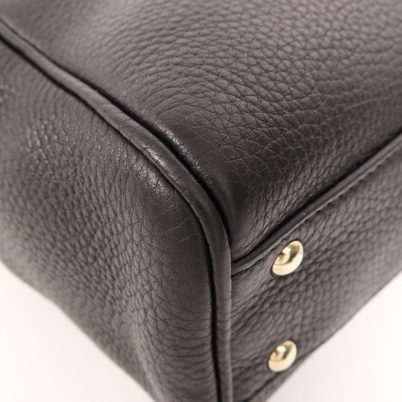 GUCCI 牛皮皮革2 Way Shoulder金扣手挽肩背兩用袋