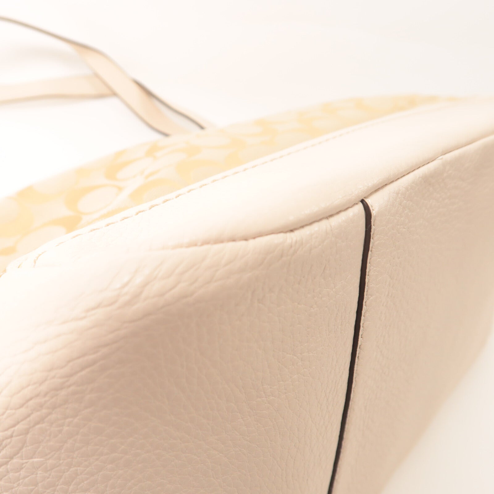 COACH 帆布/牛皮皮革Tote Bag手挽袋