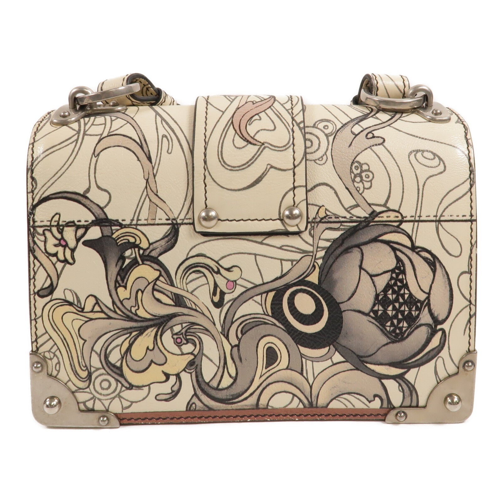 PRADA 牛皮皮革Cahier Shoulder Bag肩背袋