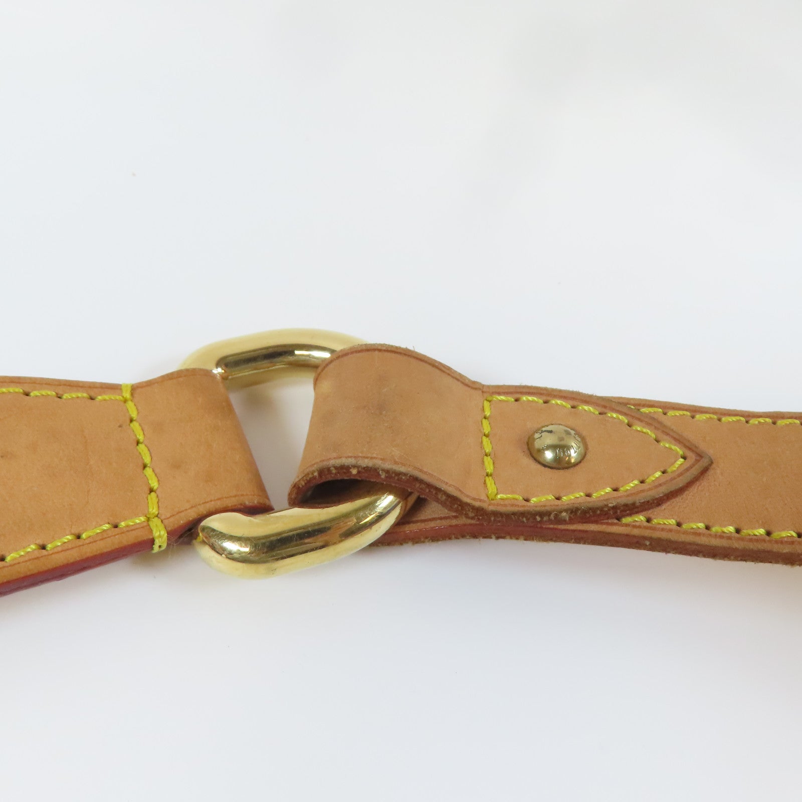 LOUIS VUITTON Monogram Tulum GM金扣肩背袋啡色