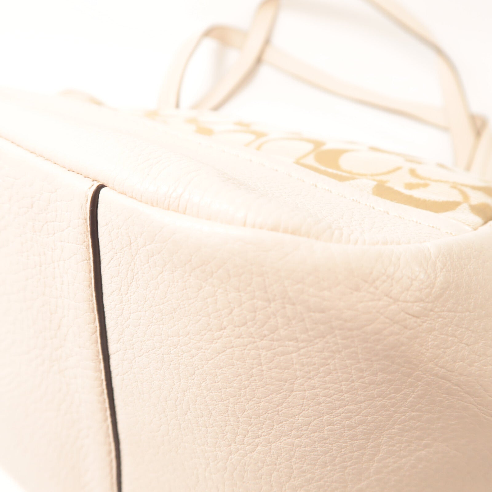 COACH 帆布/牛皮皮革Tote Bag手挽袋
