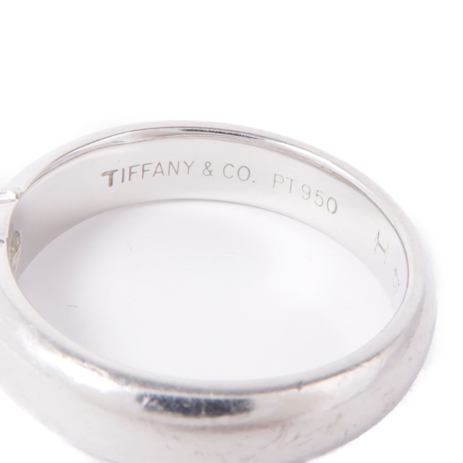 TIFFANY＆CO 【激減優惠】PT950鉑金Dots Diamond Ring鑽石戒指US#5